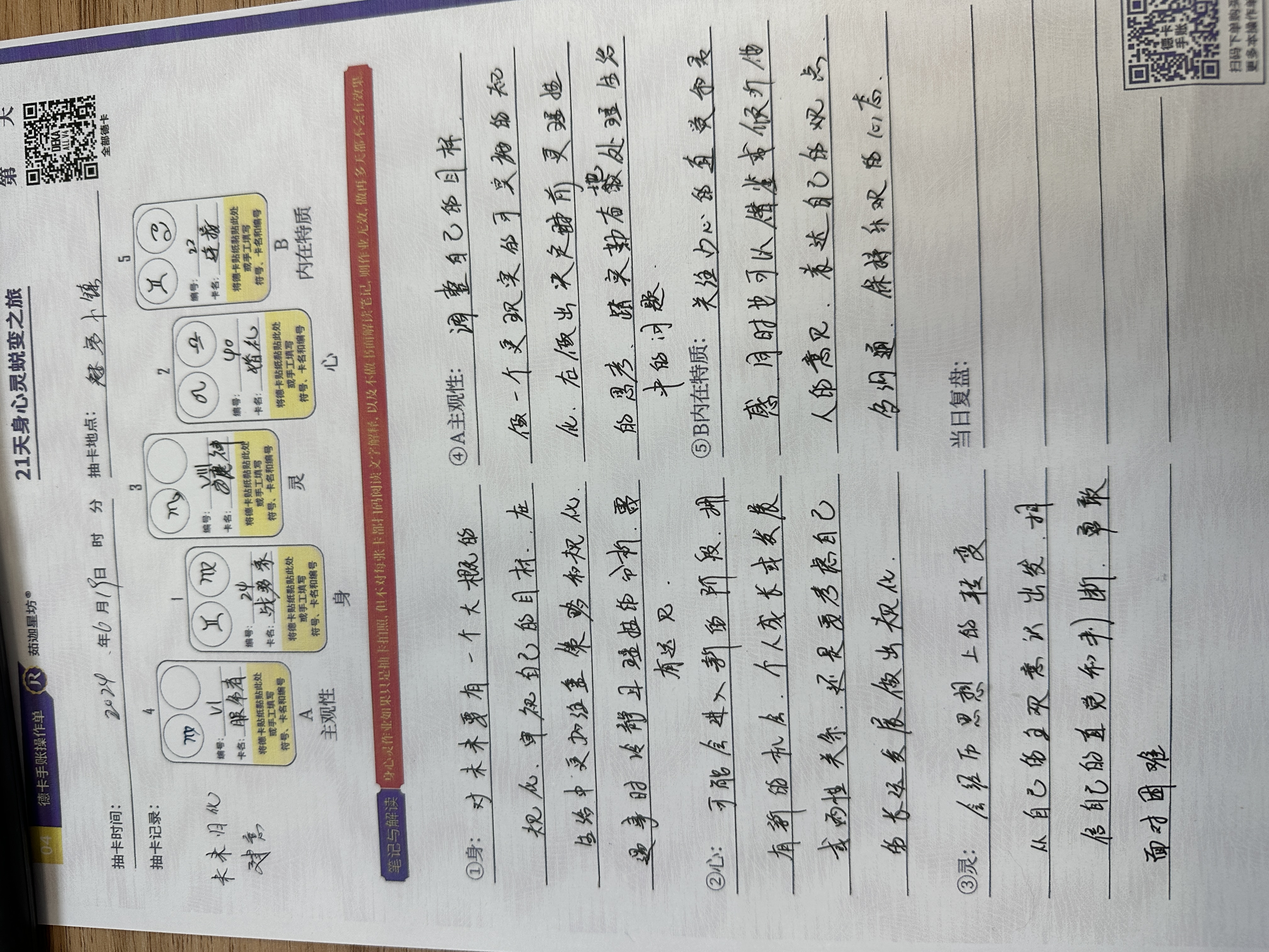 21天身心灵打卡6.19条条